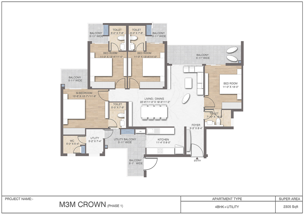 M3M Crown Sector 111